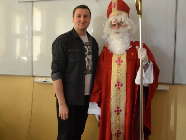Wizyta Św. Mikołaja w naszym liceum 
