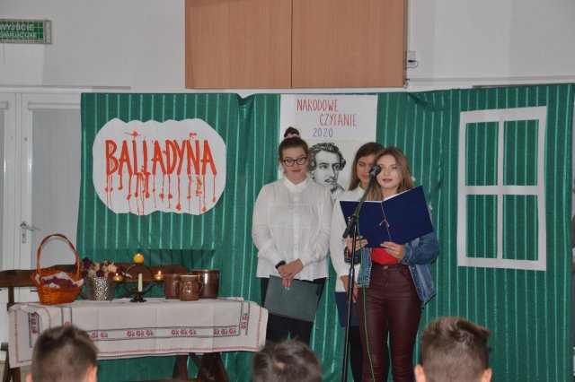 Narodowe Czytanie 2020 w sędziszowskim liceum