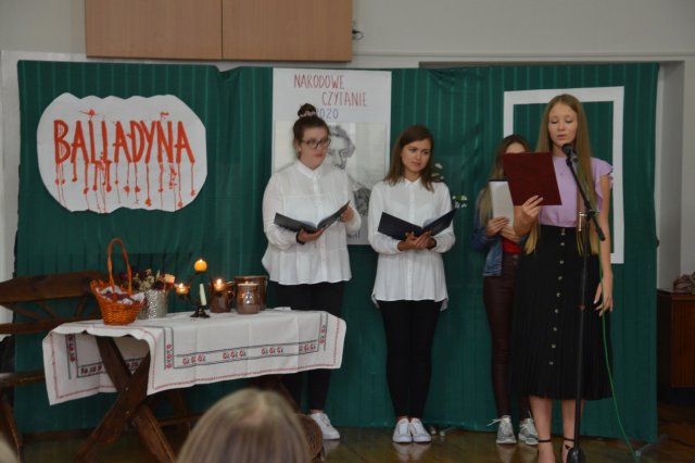 Narodowe Czytanie 2020 w sędziszowskim liceum