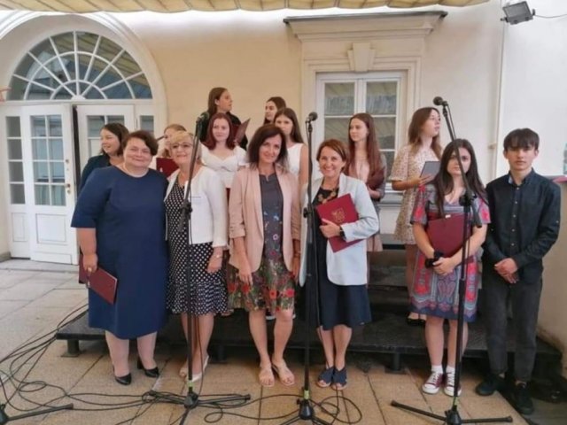 Drugiego lipca młodzież LO im. ks. Piotra Skargi w Sędziszowie Małopolskim koncertowała na Jasnej Górze